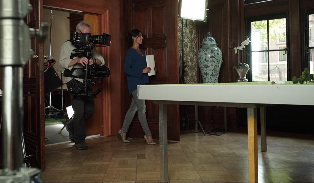 First shoot with my ALEXA Mini for 'Maandag' with VIGICS director Dwight Groot and DoP Marc de Meijer. Top camera!