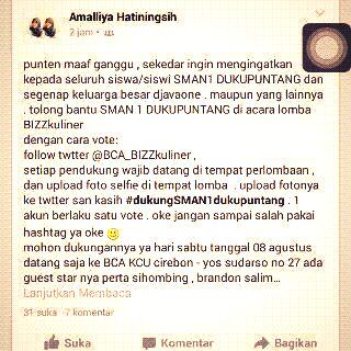 anzasfebriyana's tweet photo. #DukungSMAN1Dkp. http://t.co/U6FMeknqEj
