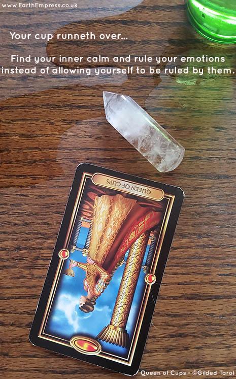 EarthEmpressUK's tweet photo. Daily Tarot: Queen of Cups Reversed http://t.co/Blr7T9lx5O