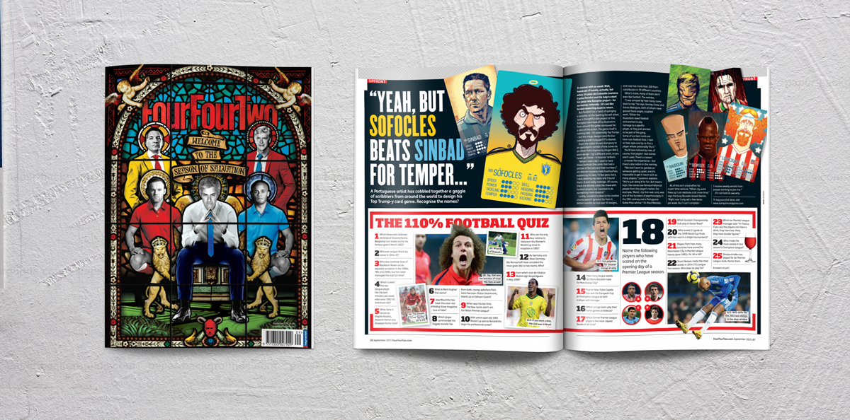 KampionCardGame's tweet photo. Kampion just got featured in @FourFourTwo - the world's top selling footy magazine. Get yours now and check us out! http://t.co/tQPJ89cQgy