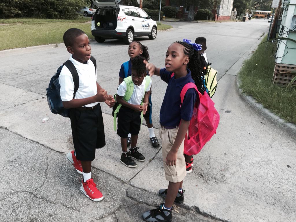 RaqLeeRod's tweet image. A lot of emails coming into WSAV about late buses and some not showing up at all for the first day of school.