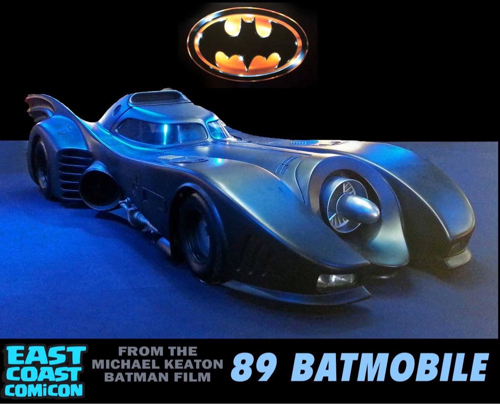 EastCoastConNJ's tweet photo. The 89 Batmobile from the @MichaelKeaton #Batman film will be on display at #ECC Meadowlands April 16 &amp; 17 http://t.co/bImJHZJAhO