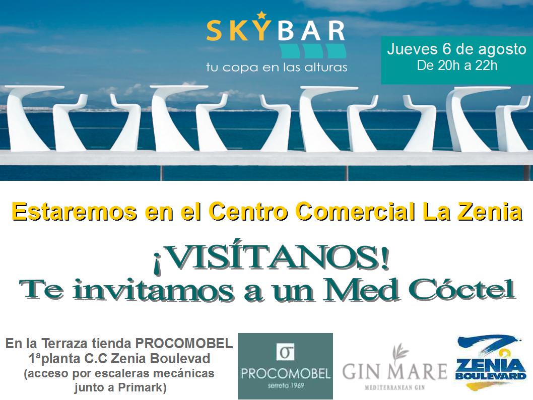 SkyBarGuardamar's tweet photo. Esta noche de 20h a 22h estaremos en la @ZeniaCC Cóctel gratis solo por visitarnos! http://t.co/dTzAAgCPrB