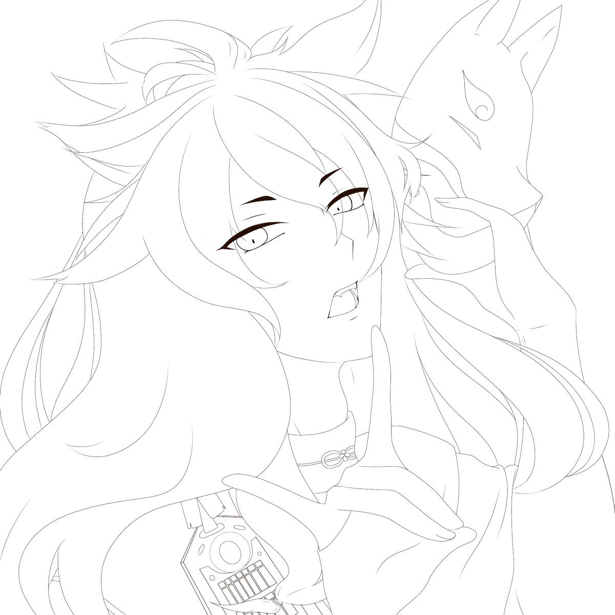 羽島季麻 絵の仕事 A Twitteren 今アイコンにいている小狐丸の線画です 塗りたい方がいらっしゃったら どうぞ 自作発言は おやめください 絵描きさんと繋がりたい 私の絵嫌いじゃないよって人rt とうらぶ 刀剣男子 刀剣乱舞 塗ってもいいのよ 線画