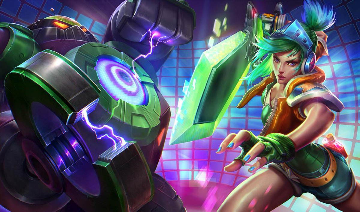LeagueofGreece's tweet photo. Κοινό splash art για Arcade Riven &amp; Battle Boss Blitzcrank #LeagueOfLegends http://t.co/jgHA2uowXB
