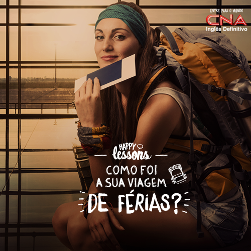 CNAoficial's tweet photo. Qual foi o seu roteiro de viagem nas férias? Conta pra gente - em inglês, ok? #HappyLessons. http://t.co/TcIDSdunBF http://t.co/AoZj1UYEqb