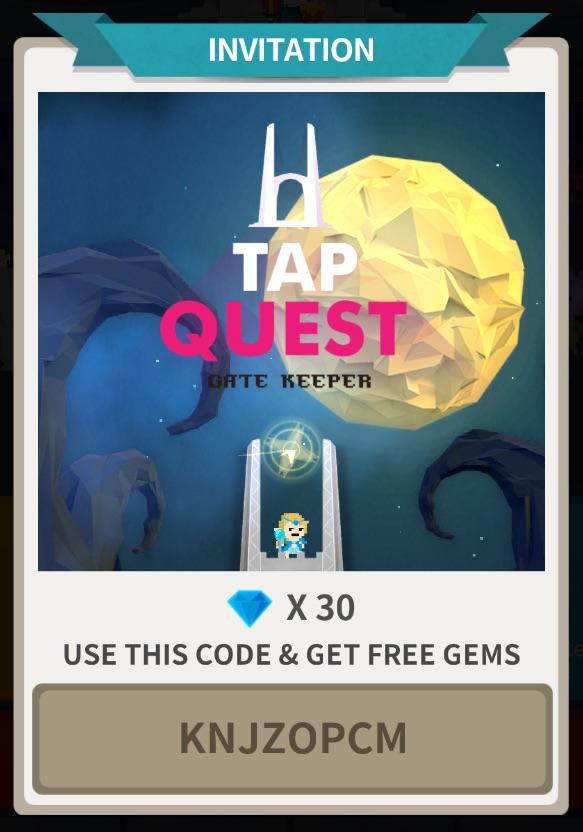 DragonLoaded's tweet image. I tapped 36,814 times in Tap Quest!
30 FREE Gem coupon code : KNJZOPCM
#TapQuest
 game.nanoo.so/tapquest