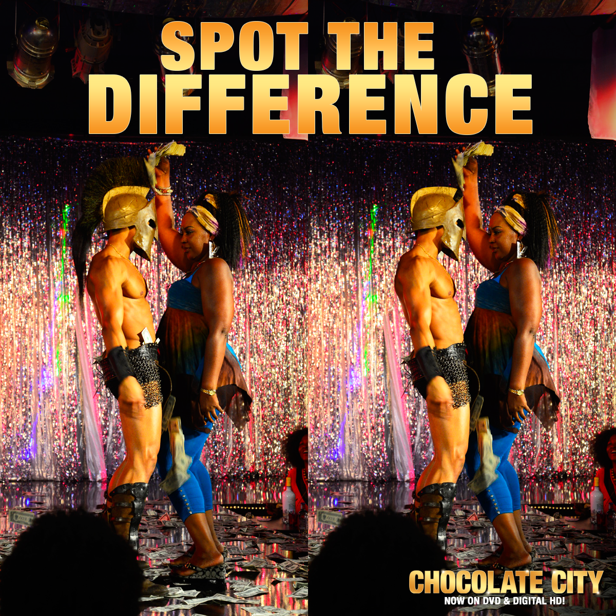 Hint! Hint! The thing that DIDN'T change were those SEXY ABS. #ChocolateCityMovie