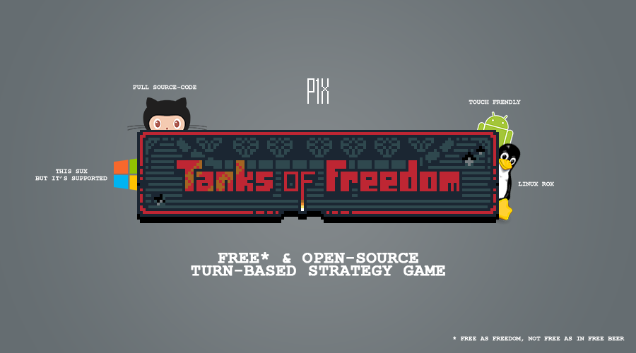w84death's tweet photo. Stallman would love our game, Tanks of Freedom :)

http://t.co/tcDTyrhQXU
#ToF #P1X #GameDev #IndeDev #PixelArt http://t.co/7RKWpnm2op
