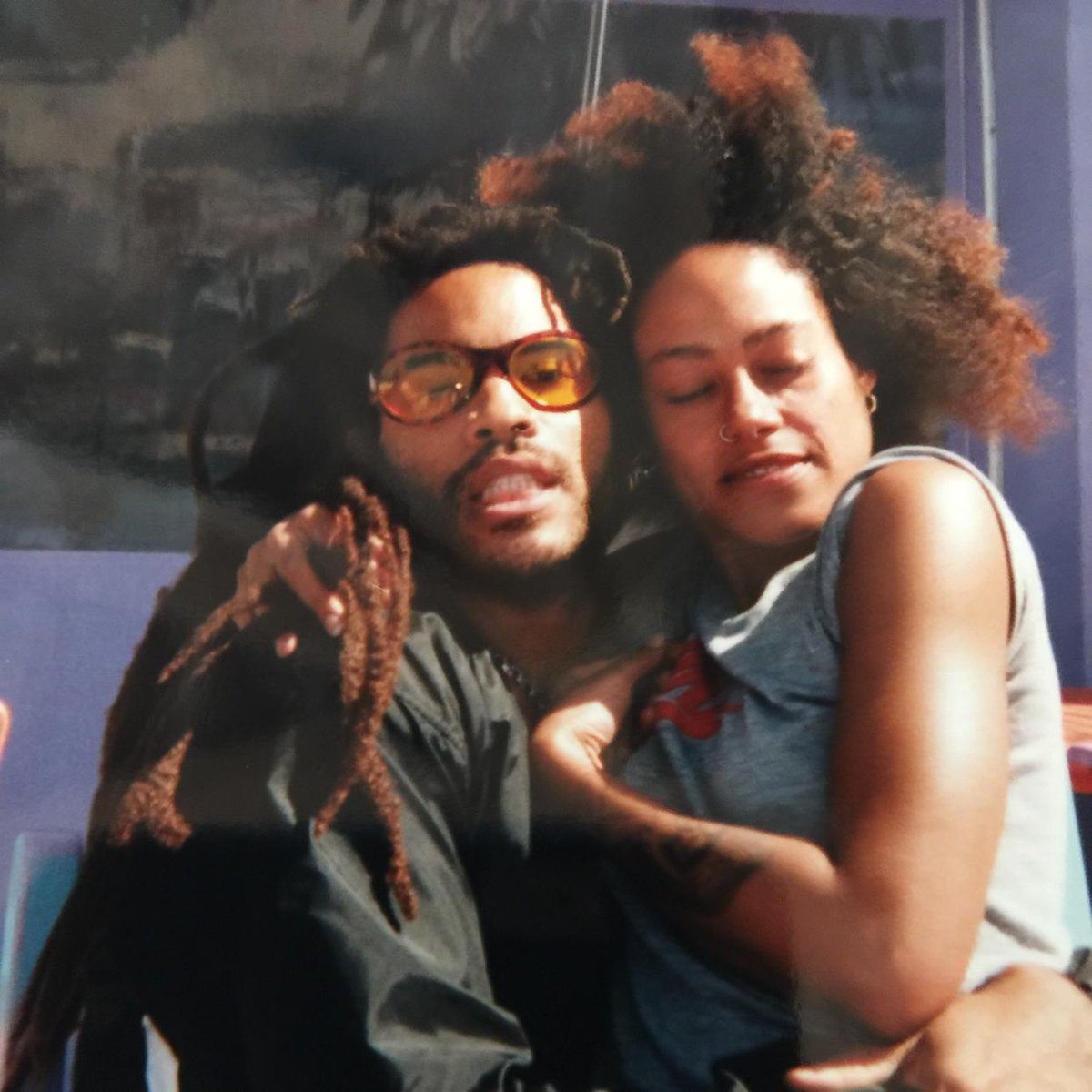 IAmCreeSummer's tweet image. #TBT Recording &quot; STREET FAERIE &quot; w @LennyKravitz #Compasspoint #Nassau ... ❤️