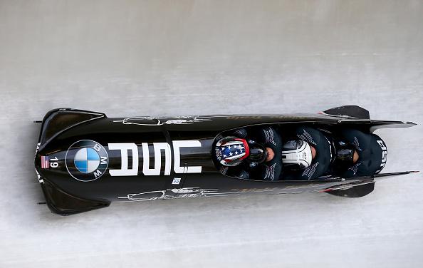 USABS's tweet photo. #TBT @BOBSLEDR, @AC_Slider, @XanderPHarrison &amp; @reedjamesk compete in 2015 Winterberg #WorldChampionships @GettySport http://t.co/qjtjJAi0Ho