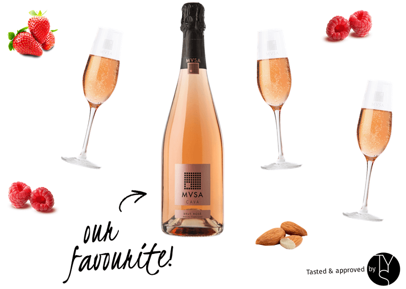 Onze favoriete #cava van deze zomer: Rosé Brut van <a href="/MVSA_CAVA/">MVSA CAVA</a> #fris #zoet #TGIF #zomer #bubbels