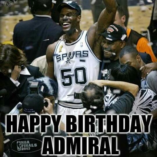 Happy 50th birthday to David Robinson!     