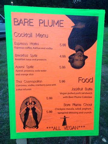 BarePlume's tweet photo. All set up with the bare plume wybh cafe bar made by the amazing @SUPERNORMALFEST team. http://t.co/8s3py7vhoM