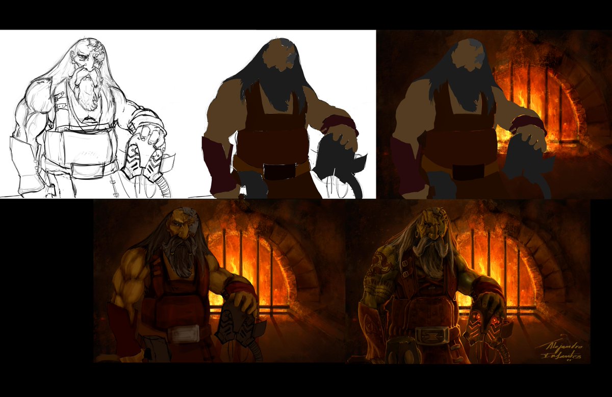 AlejandroInArt's tweet photo. Personaje creado para Orbem Quest, proyecto personal.#ilustracion #conceptart #fantasy http://t.co/hL84A7Vtjb