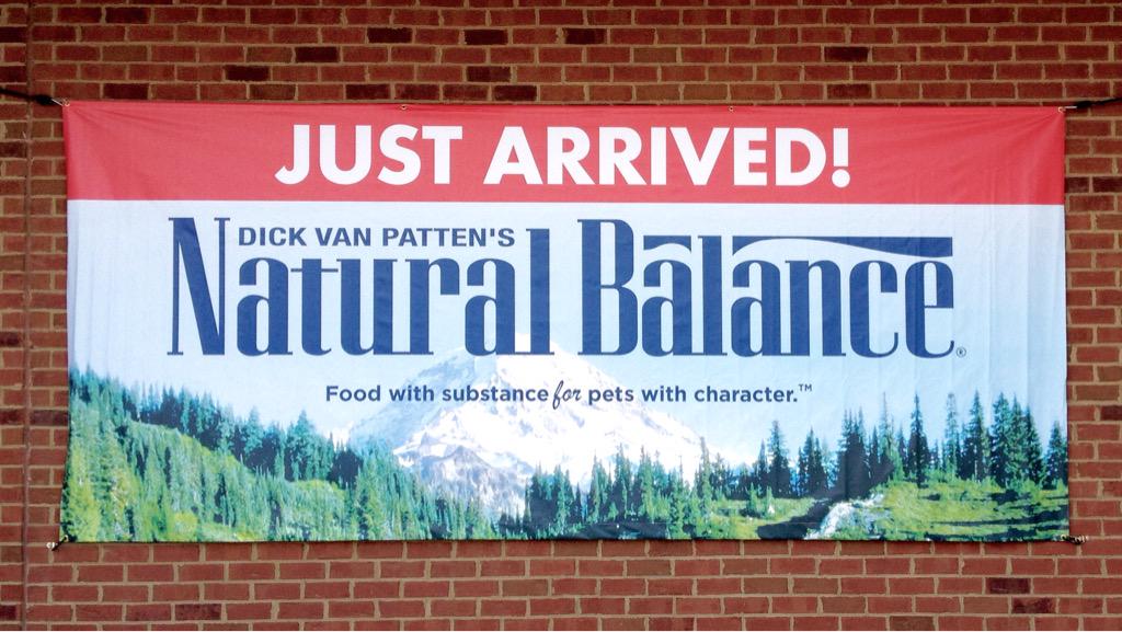 PetSmart1073's tweet photo. We're not very good at subtlety... But who cares! Natural Balance is here! http://t.co/EiK0BXQKb5
