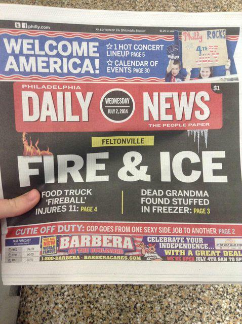 Funny_Material's tweet photo. Journalism is officially dead http://t.co/1MhfhUBr8S