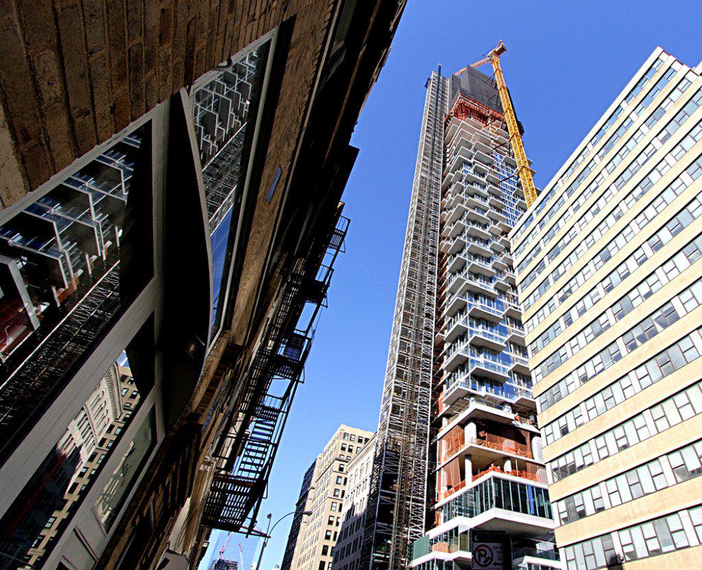 MSCInsulation's tweet photo. 56 Leonard aka Jenga Tower tops out at 821ft! Lots of #ductwrap #pipeinsulation http://t.co/0Tg7cvjhYH http://t.co/yNWsyC1jDC