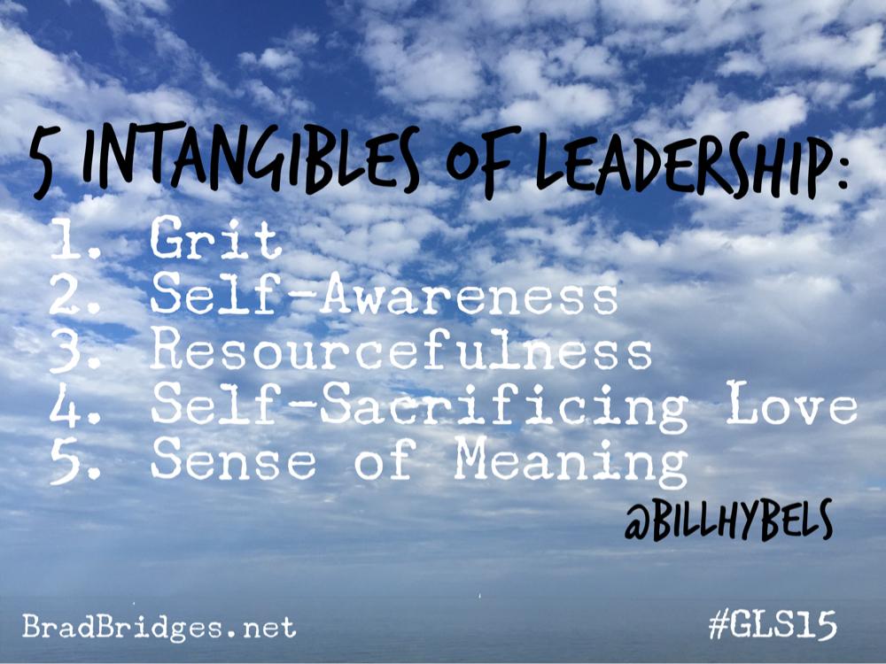 5 Intangibles of Leadership from <a href="/BillHybels/">Matsuo</a> at #GLS15