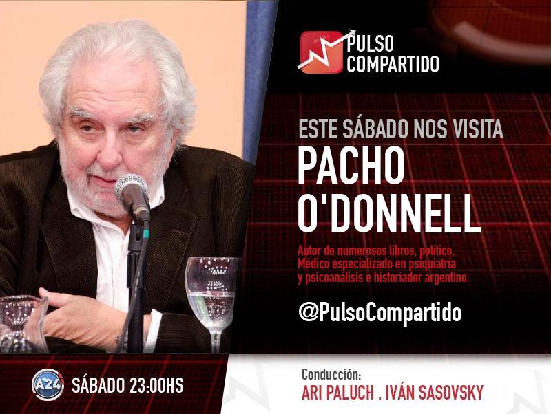 PulsoCompartido's tweet photo. Este sábado viene @pachoodonnell para hablar de todo con @paluchari e @ivansasovsky, 23:00hs por @A24COM #BuenJueves http://t.co/U3bv2AOXHp