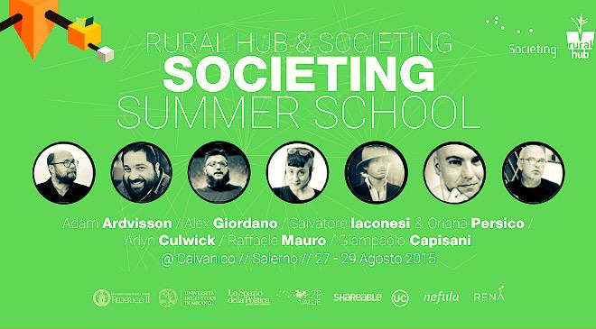 Societing_SC's tweet photo. 27-29 ago #Societing #SummerSchool #Blockchain, soluzioni x la ( #Rural ) #Socinn http://t.co/YrKr5tTUIB #agricoltura http://t.co/2vfvawzriu