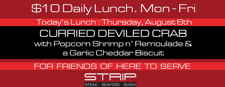 $10 #chefspecial Curried Deviled Crab w/ Popcorn Shrimp n' Remoulade &amp; Garlic Cheddar Biscuit! #h2sr #whatsforlunch