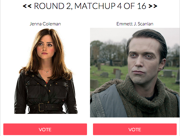 RadioTimes's tweet image. #SCIFICHAMPION ROUND 2: @Jenna_Coleman_ (#doctorwho) vs @EmmettScanlan (#intheflesh) VOTE NOW! radiotimes.com/scifichampion
