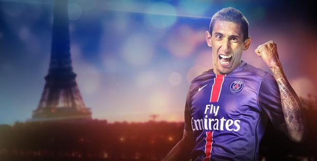 PSG_espanol's tweet photo. Conoce el impresionante currículum de Ángel. #BienvenidoAngel #DiMariaDay http://t.co/DaPRAp2GIR http://t.co/8XJnCF0tBY