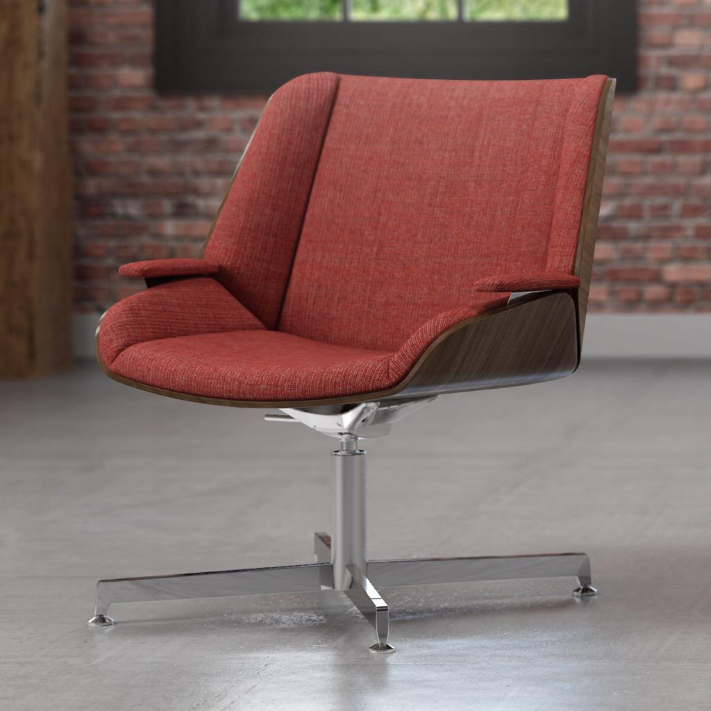 KimballBrand's tweet photo. Shot of Theo in Tuscan Walnut and Canvas by Kvadrat. #kimballoffice #design #interiordesign #seating #chair http://t.co/9MmYNbGE8G