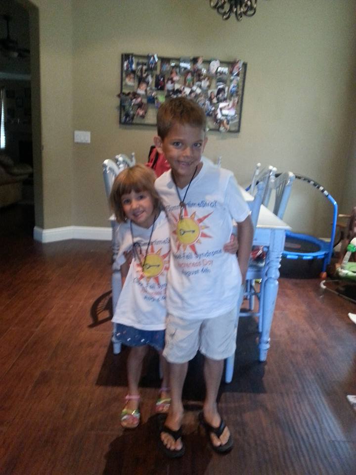 KFS_Freedom's tweet photo. Emma & Connor R ready 2 #KFSummertimeStroll 4 KFS Awareness Day! #KFSkeletonKey #KFStrong #KFStroll @GlobalGenes http://t.co/xmjnRjFtMw