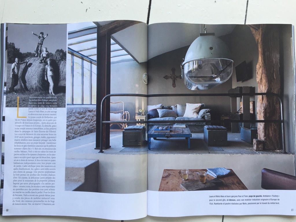 First publication in France Côté ouest August/September 2015. Merci, Eric d'Herouville and Marie-maud Levron!