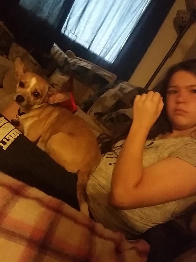 Susie said to lily to "get of her" but lily decided
To say (:-D lol)