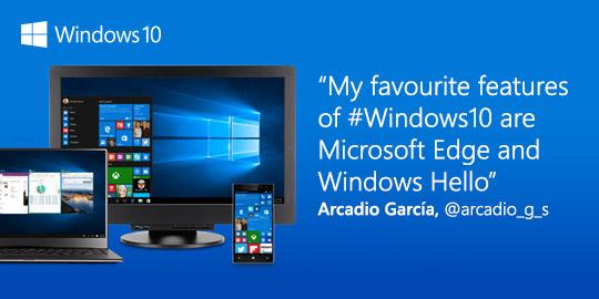 WindowsUK's tweet image. With new features like Microsoft Edge & Hello, get to grips with #Windows10 msft.it/6016B1imA @arcadio_g_s