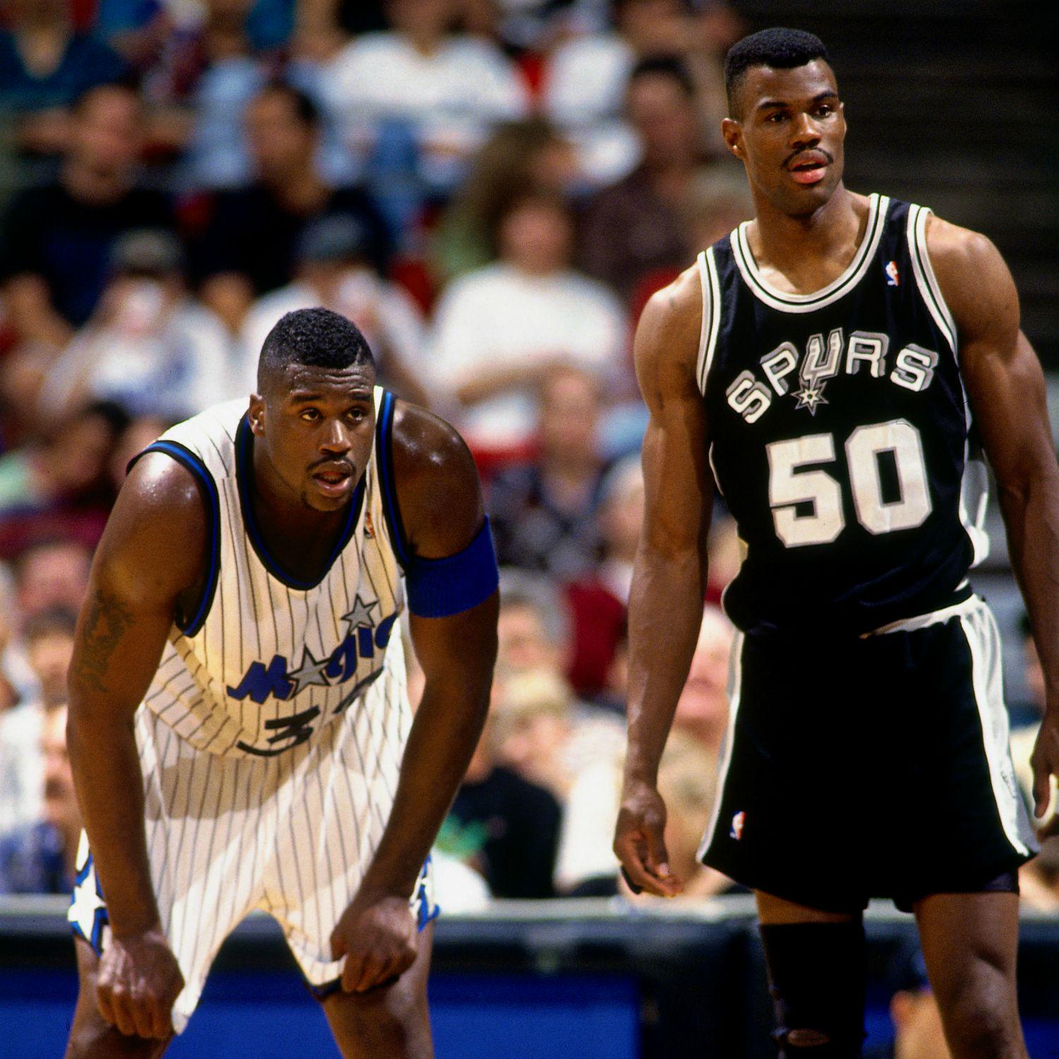 \" Happy 50th Here he is with circa 1995. happy birthday David Robinson!!