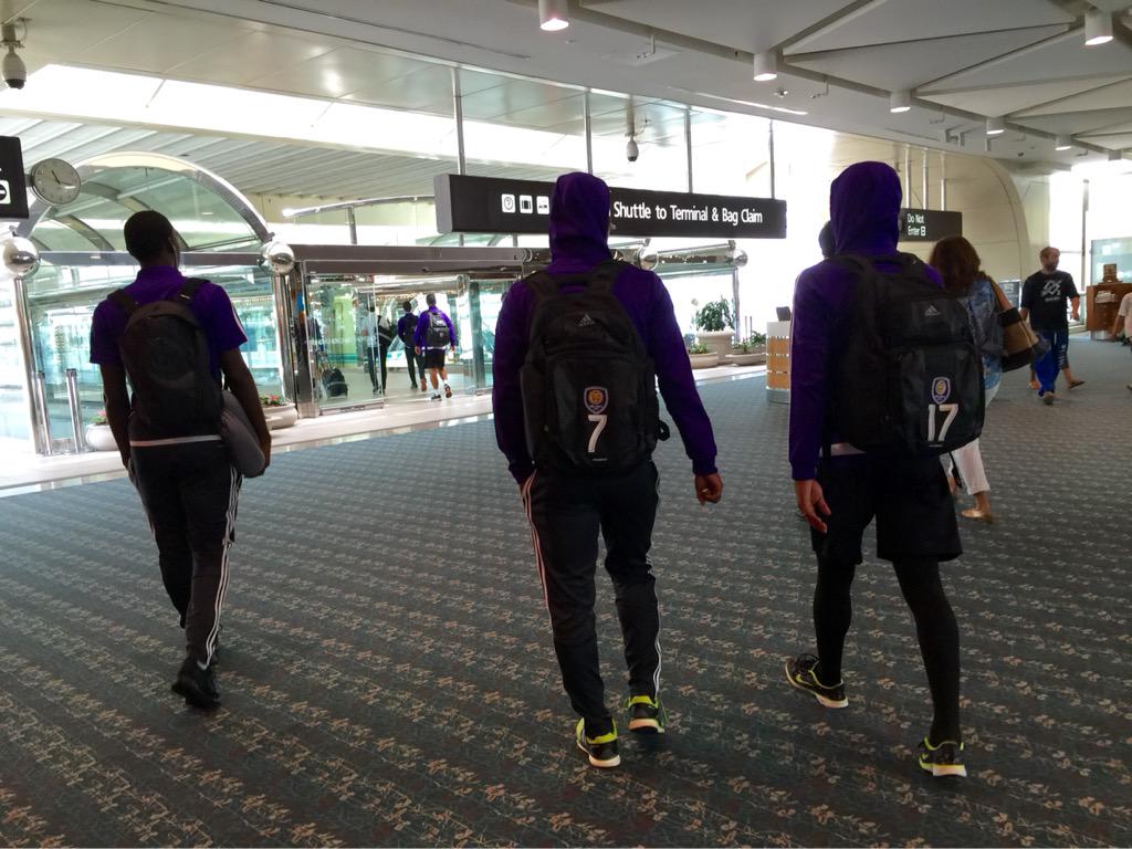 OrlandoCitySC's tweet photo. Back on the ground in Orlando. #FlyMCO http://t.co/dZYayb1uNR