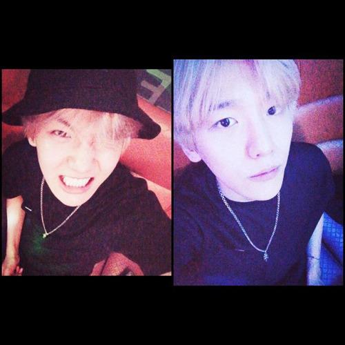 SMTOWN_WORLD's tweet photo. [EXO INSTAGRAM UPDATE] 150807 baekhyunee_exo: 😁+😐 #N극 #S극 😁+😐 #NPole #SPole http://t.co/6MaiBHQnbJ