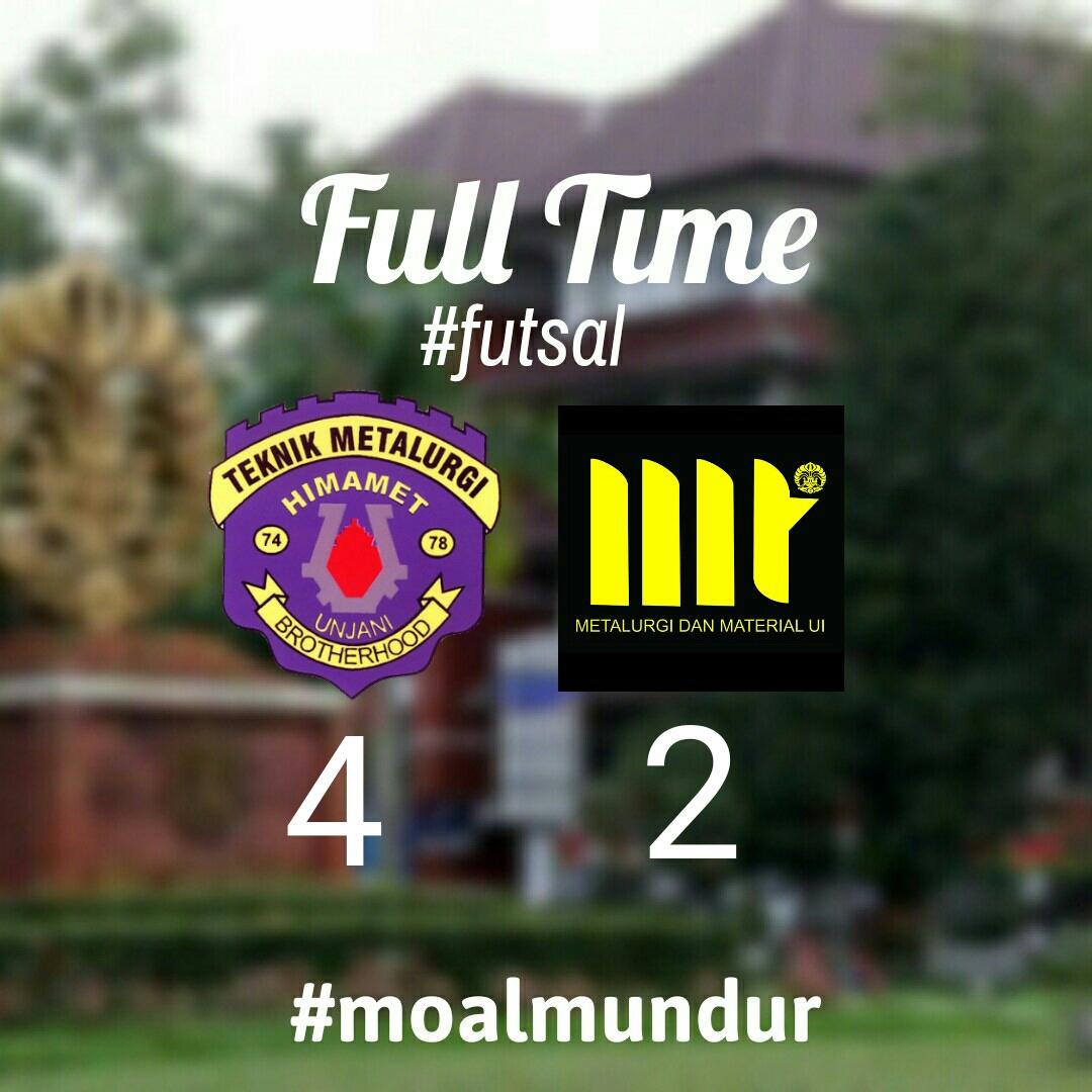 HIMAMET_UNJANI's tweet photo. Tim B menutup turnamen @KOTMMA2015  di posisi 3 grup 2 dengan kemenangan 4-2 atas @immt_ftui B. Selamat! #moalmundur http://t.co/POUGlLd1rT