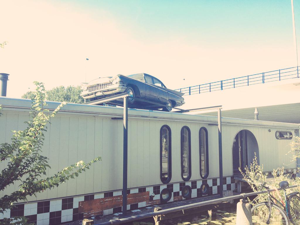 Kevincc's tweet image. Even in the City of Bikes there are still temples to cars #PCCAMS