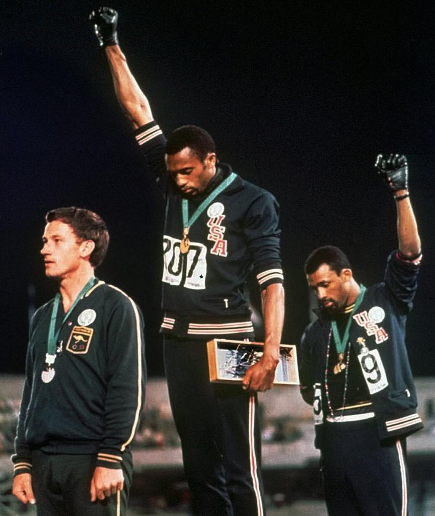 John Carlos, Tommie Smith, and Peter Norman