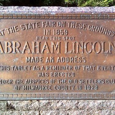 ScottWalker's tweet photo. Abraham Lincoln visited the WI State Fair the year before he was elected President. - SW #Walker16 #GOPdebate http://t.co/ilmiaDUi06