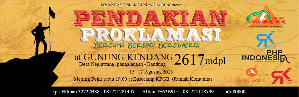 KPGBandung's tweet photo. Pendakian Proklamasi bersama KPGB Mangga Join di http://t.co/LkU4qUWAsd #KpgbKeepSolid #BersamaBerbagiBersinergi http://t.co/dG0NwfrfzJ