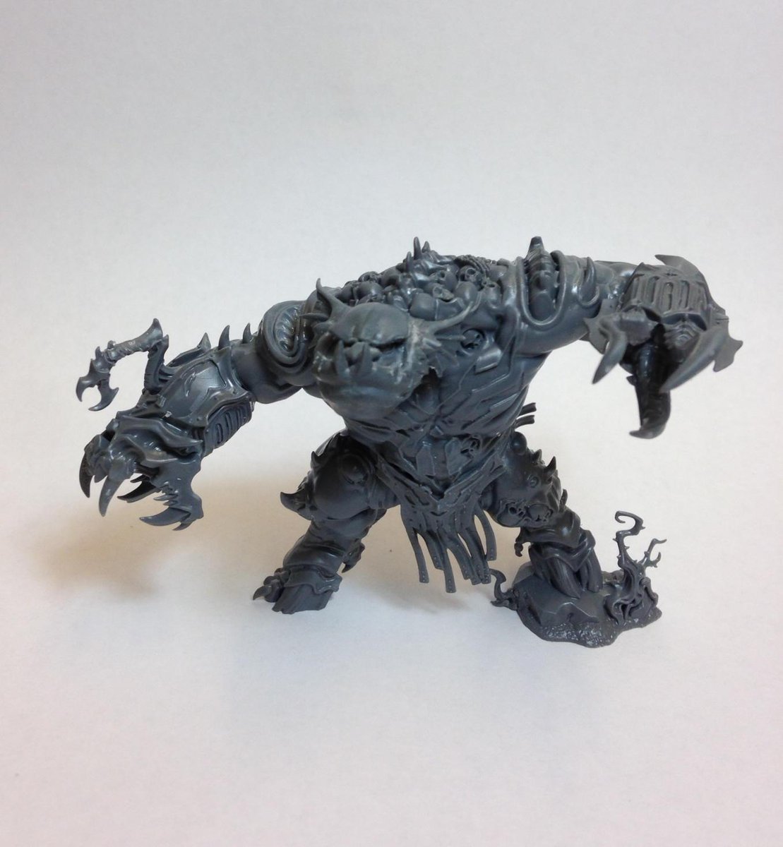 TrackTenUK's tweet image. Age of Sigmar Khorne Chaos conversion - do we think this works ? Warhammer #aos