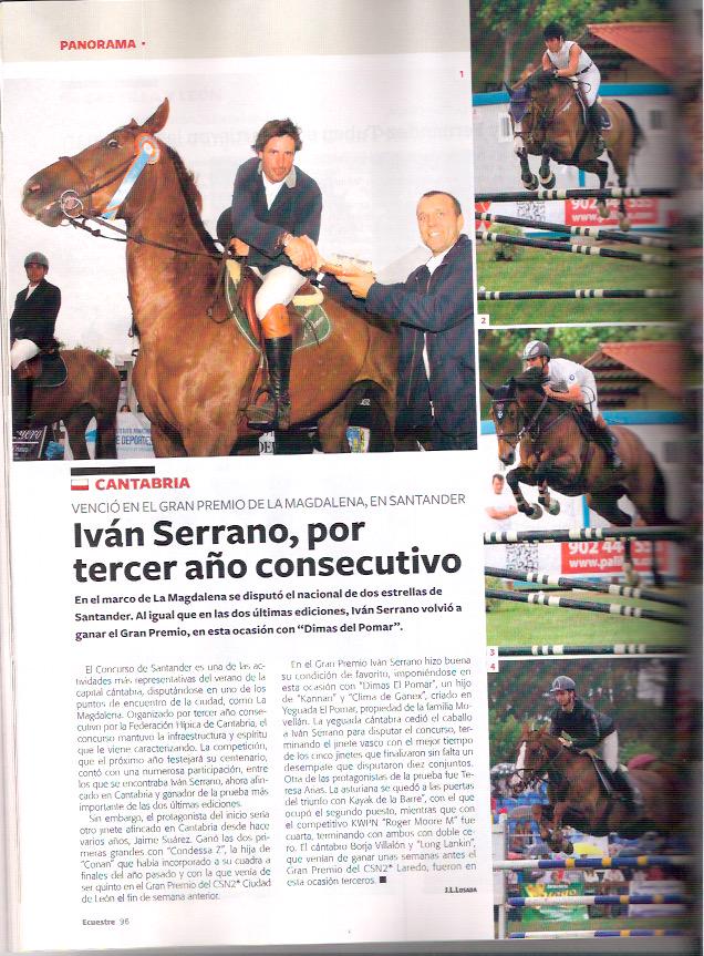 FedCantHipica's tweet photo. Amplio reportaje del #CSNSantander en la Revista @Ecuestre_es del mes de agosto http://t.co/nUN2IURhxQ