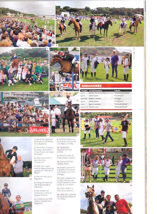 FedCantHipica's tweet photo. Amplio reportaje del #CSNSantander en la Revista @Ecuestre_es del mes de agosto http://t.co/nUN2IURhxQ