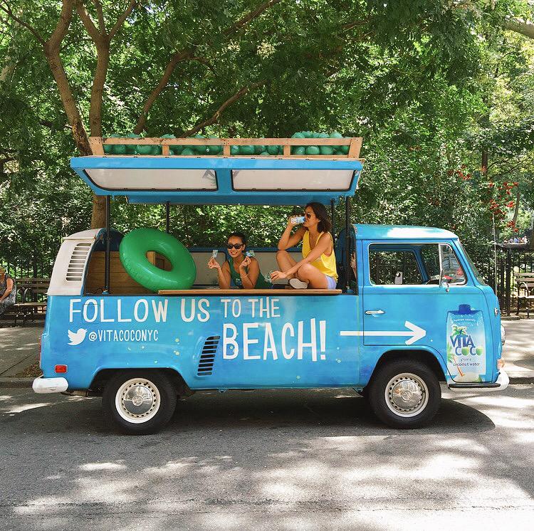 VitaCocoNYC's tweet photo. We're here! First 5 to find us at Madison Square Park gets a pass to #SlideTheCity @ the #VitaCocoBeach for 8/8! http://t.co/ZBBx1PrnpW