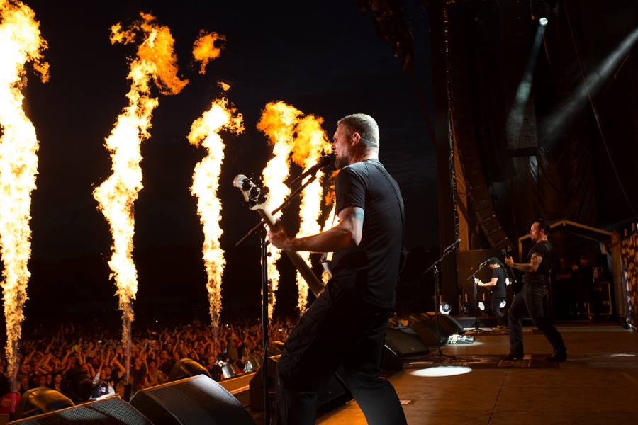 MeyerSound's tweet photo. Victory Tour Prod. supplied LEO and lots of pyro for @VOLBEAT's homecoming in Odense, DK for 37k #soundmatters http://t.co/LRgv5MYp6R