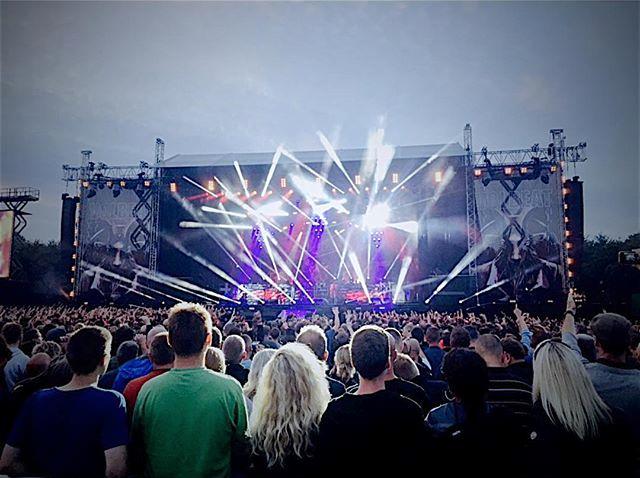 Victory Tour Prod. supplied LEO and lots of pyro for <a href="/VOLBEAT/">Volbeat</a>'s homecoming in Odense, DK for 37k #soundmatters