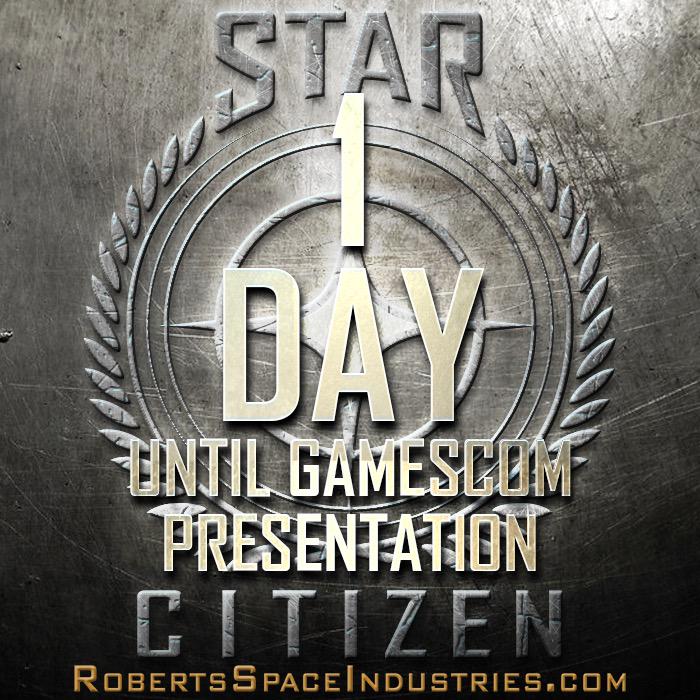 RobertsSpaceInd's tweet photo. We're almost there! Just 1 more day until our Gamescom Presentation. Join us on http://t.co/2AdNovhpFW at 18:00 GMT. http://t.co/Q50QfBJxTL
