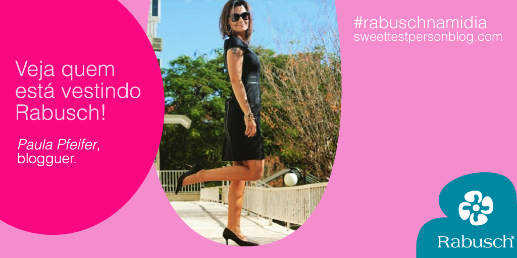 Rabusch's tweet photo. A blogueira Paula Pfeifer arrasando de Rabusch! <3 #rabusch #paulapfeifer http://t.co/z1ref4Qhip