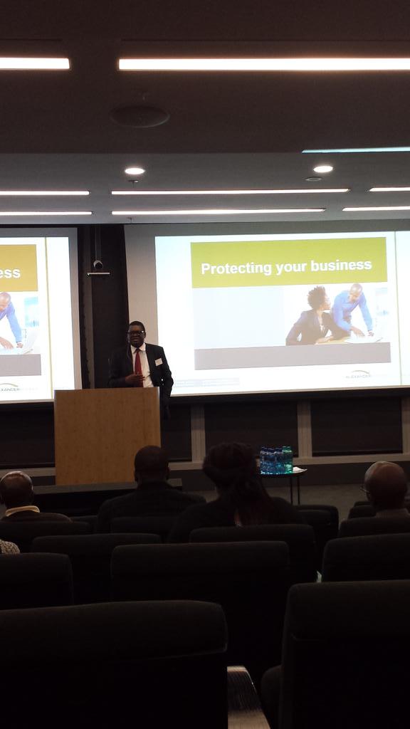DrLifesgud's tweet photo. @Alexforbes Insurance CEO, Gary Dombo demystifying 'protecting your business' #BusinessinaBox  cc @molbats http://t.co/sx926EYViu